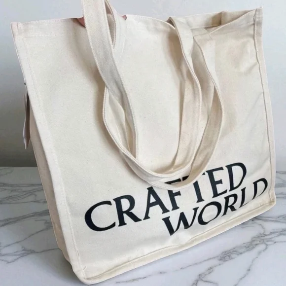 Loewe Cream Tote Bag "Crafted World" Limited Edition NEW!! - Picture 7 of 8